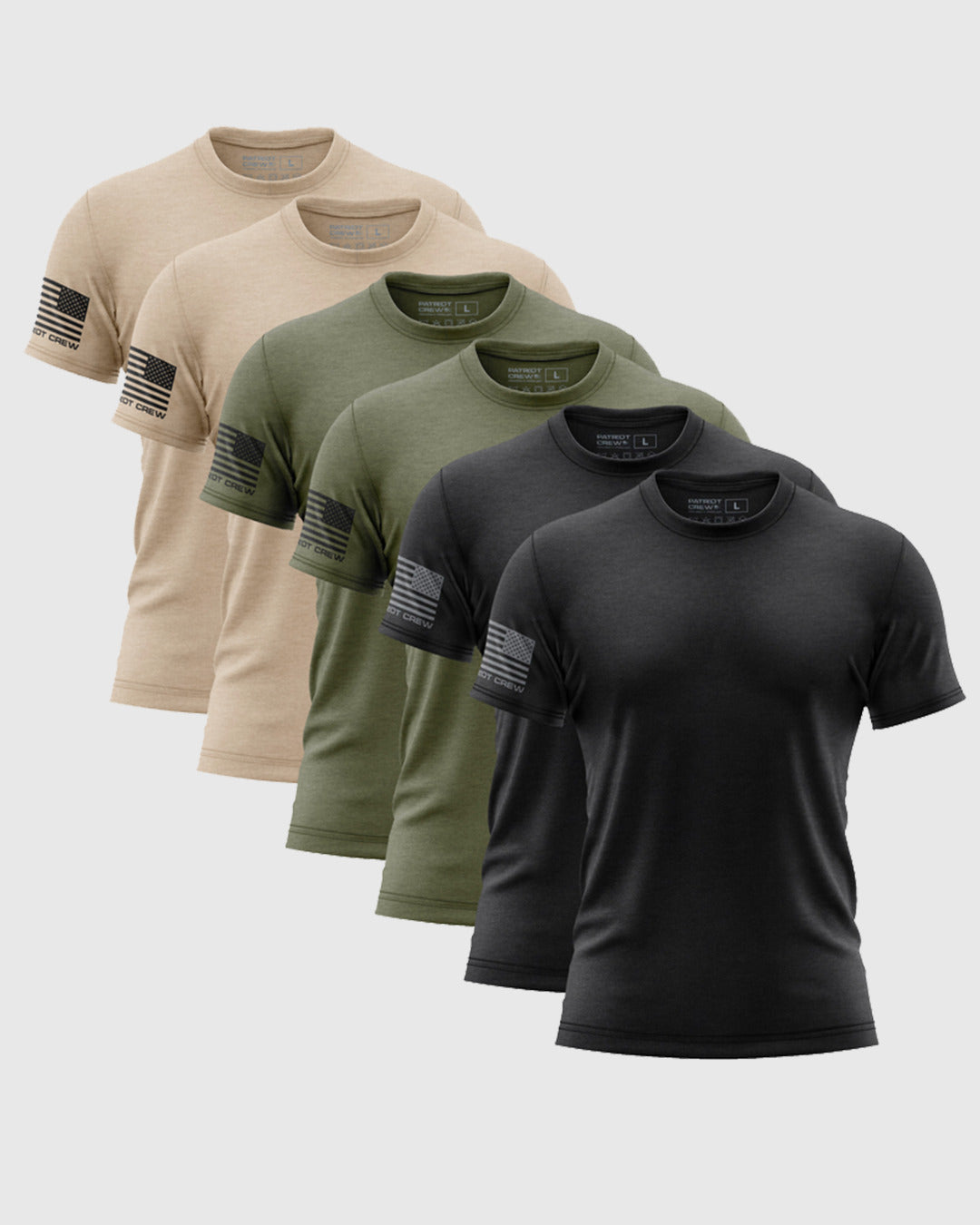 "Veteran" Flag T-Shirt (6 Pack)