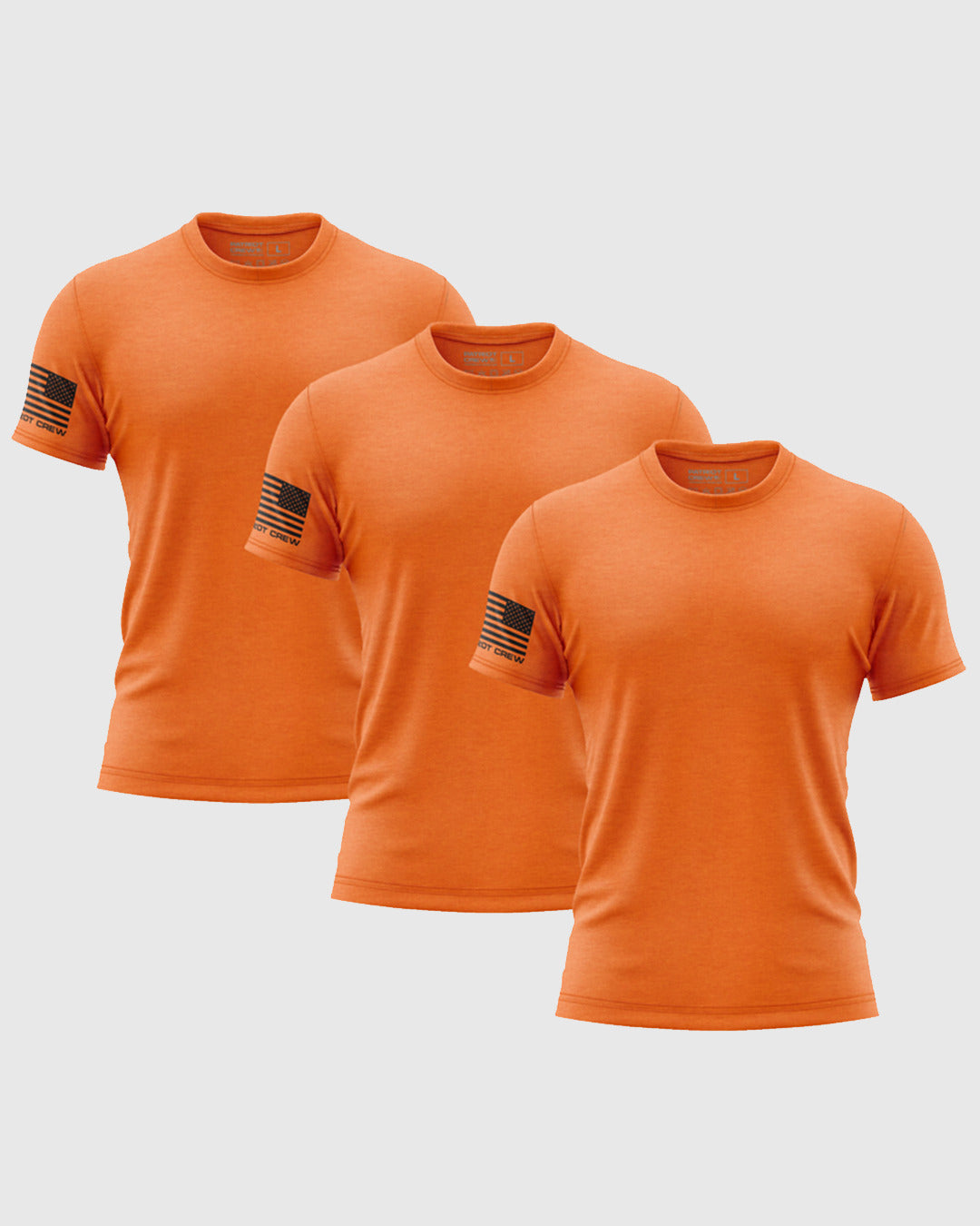 "Safety Orange" Flag T-Shirt (3 Pack)