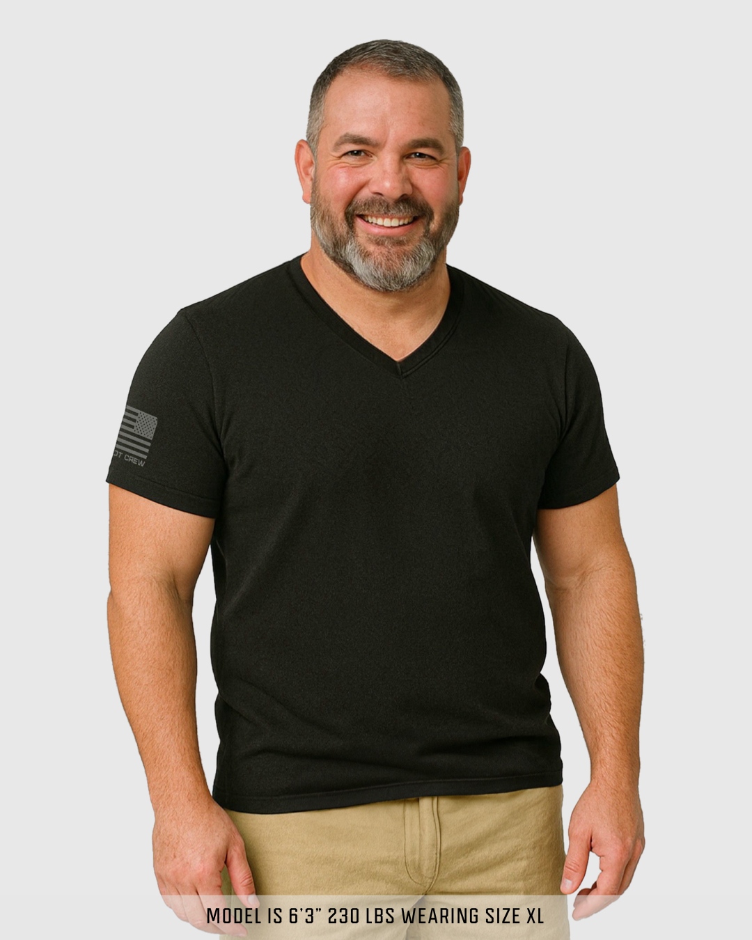 "Essentials" Flag V-Neck (6 Pack)