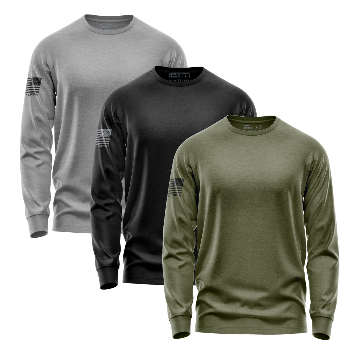 Essentials Long-Sleeve T-Shirt (3 Pack)