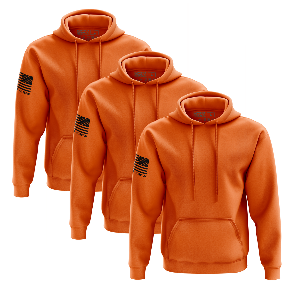 Safety Orange Hoodie (3 Pack)