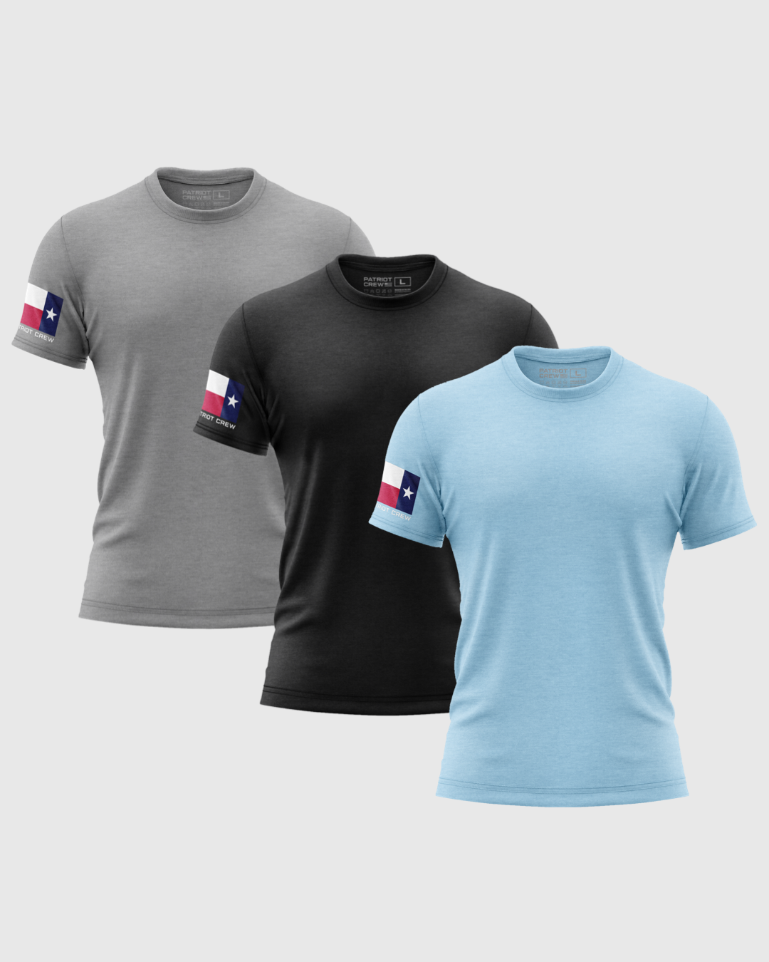 "Texas" Flag T-Shirt (3 Pack)