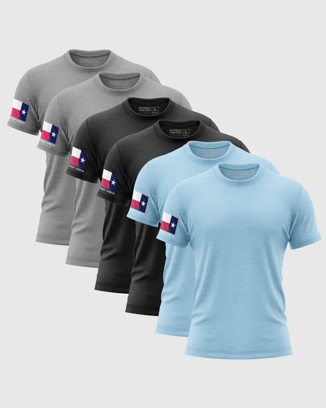 "Texas" Flag T-Shirt (6 Pack)