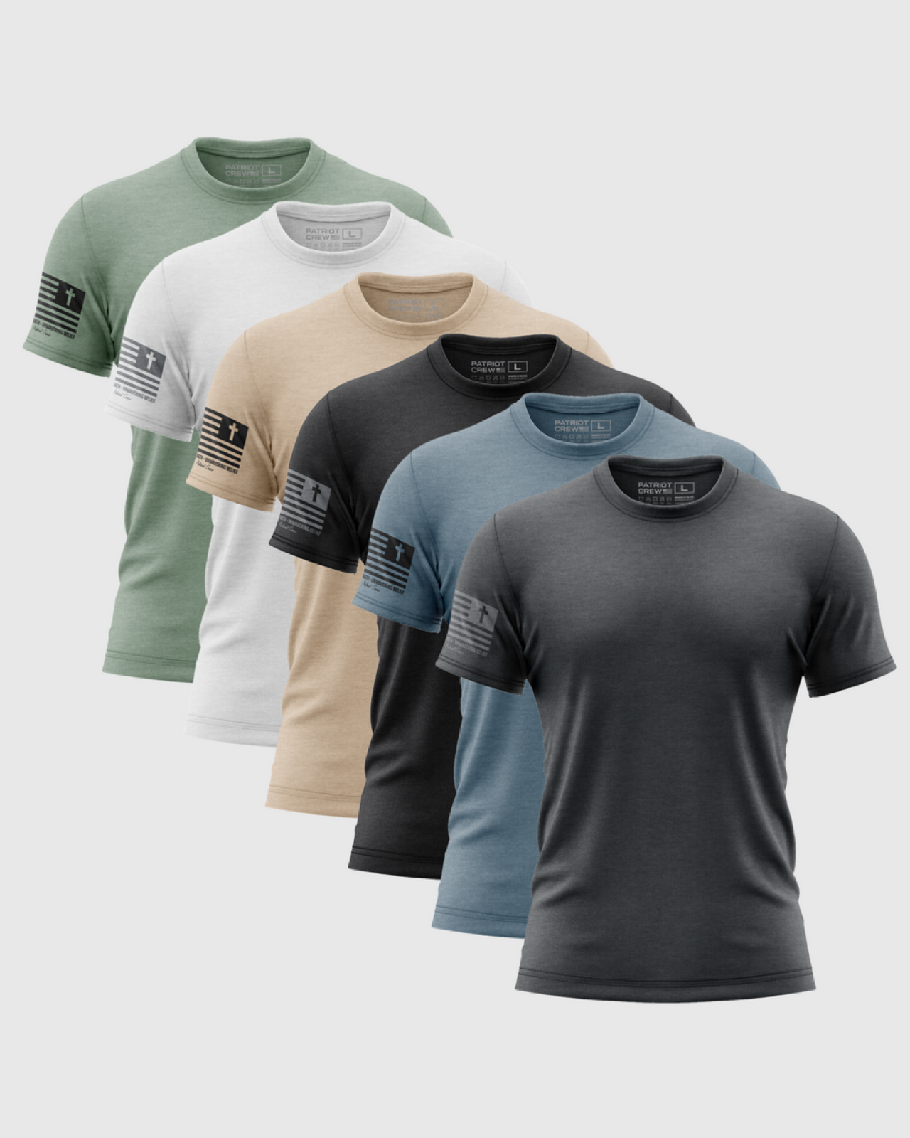 "Faith" Flag T-Shirt (6 Pack)