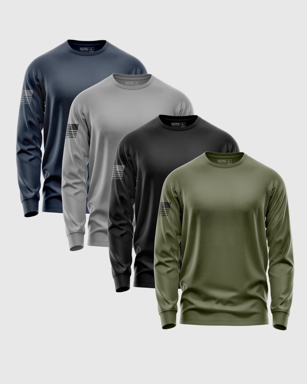 "Essentials" Long-Sleeve T-Shirt (4 Pack)