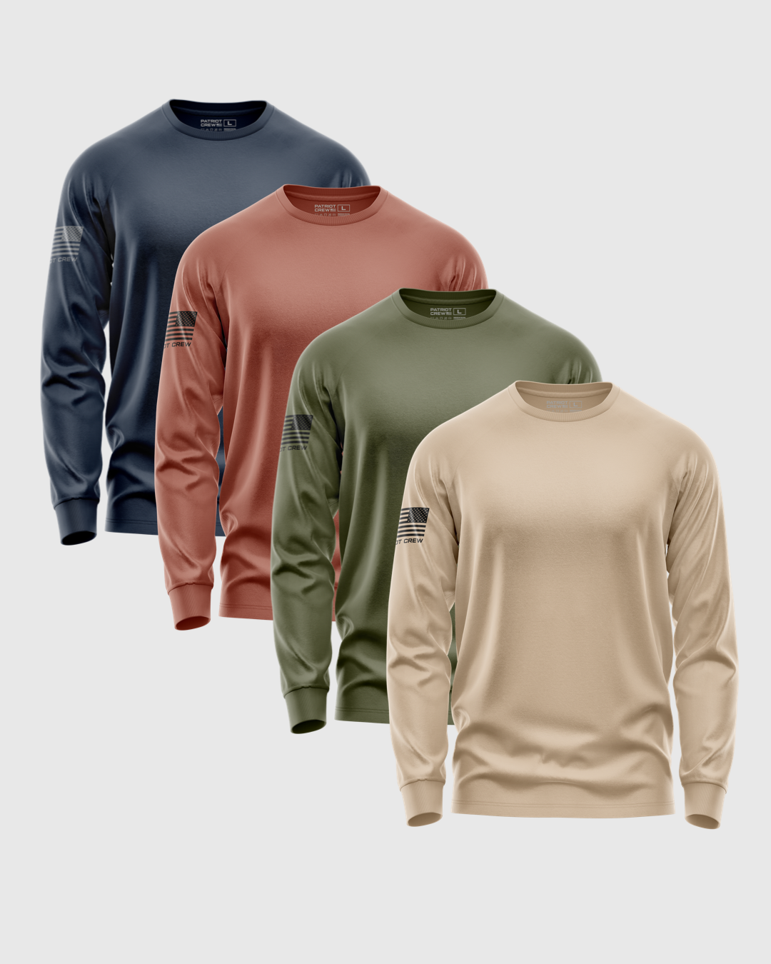 "Fall" Long-Sleeve T-Shirt (4 Pack)