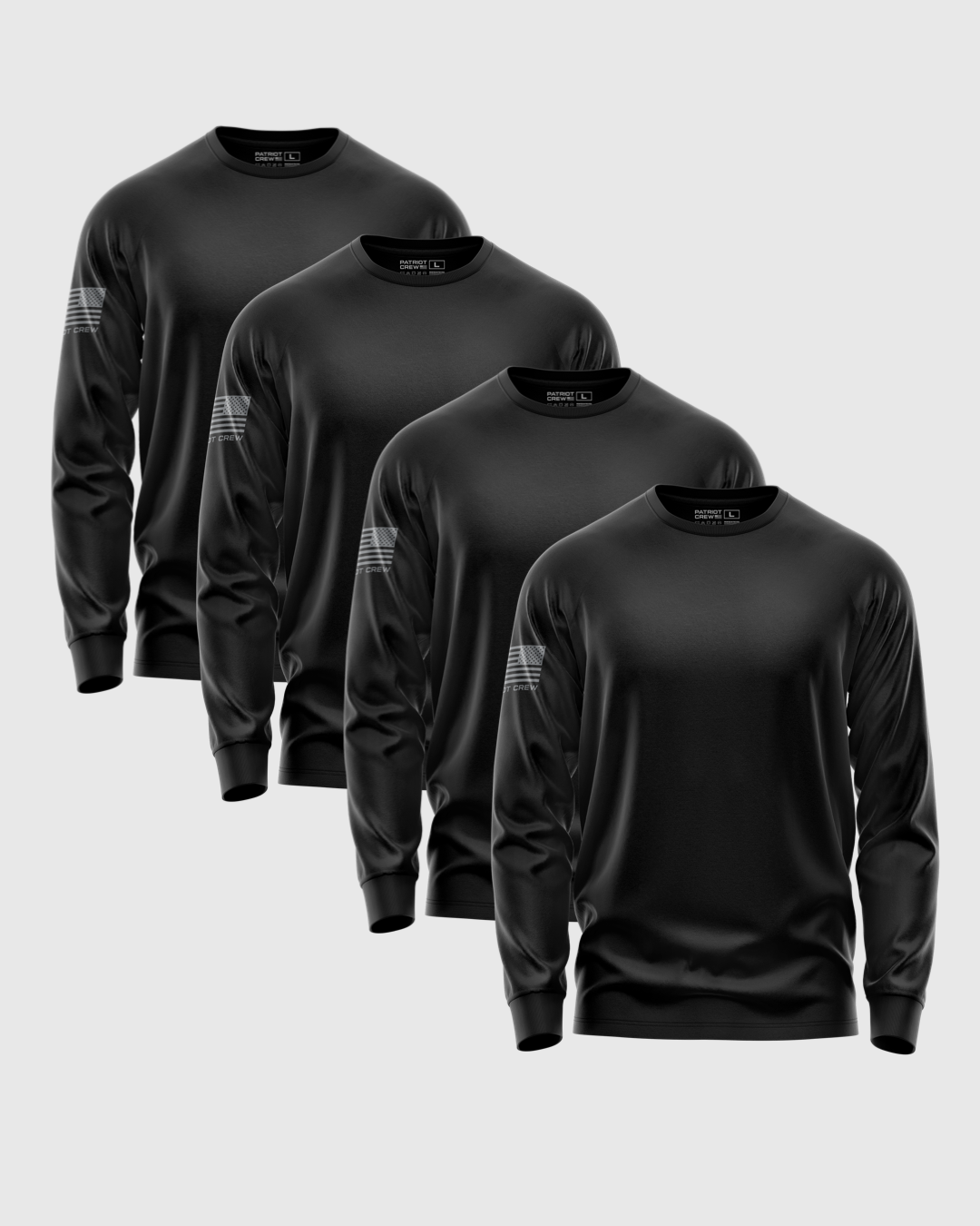 "Blackout" Long-Sleeve T-Shirt (4 Pack)