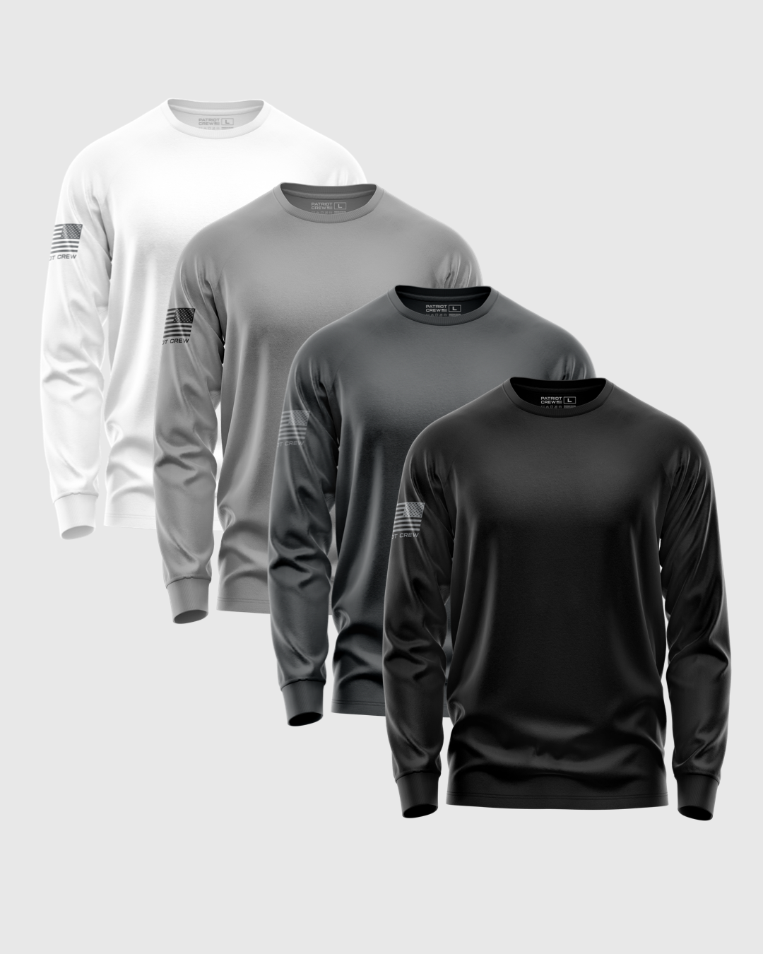 "Gunmetal" Long-Sleeve T-Shirt (4 Pack)