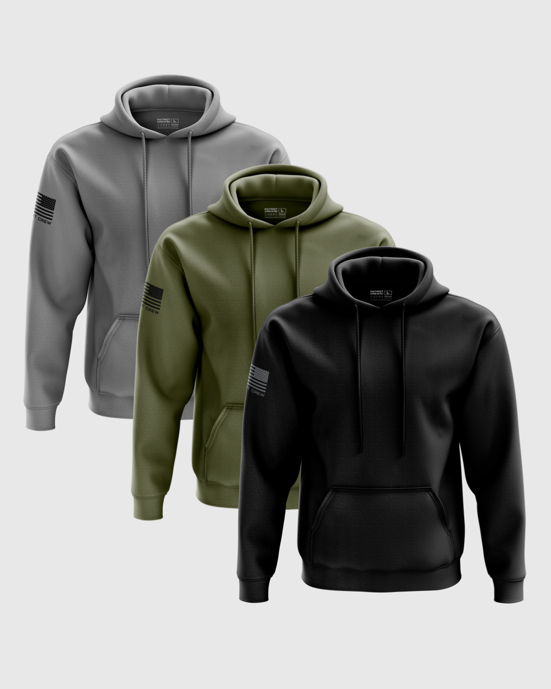 "Essentials" Midweight Hoodie (3 Pack)