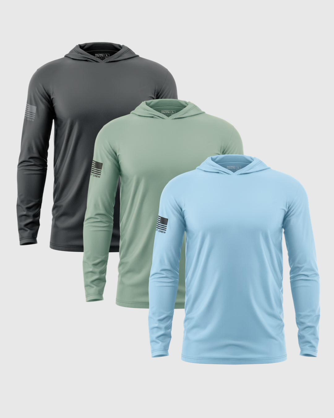 "Coastal" Lightweight Hoodie (3 Pack)