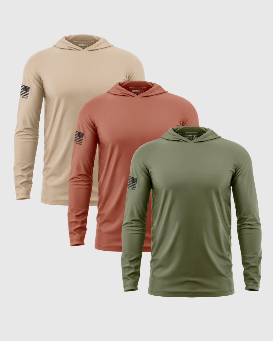 "Rugged" Lightweight Hoodie (3 Pack)