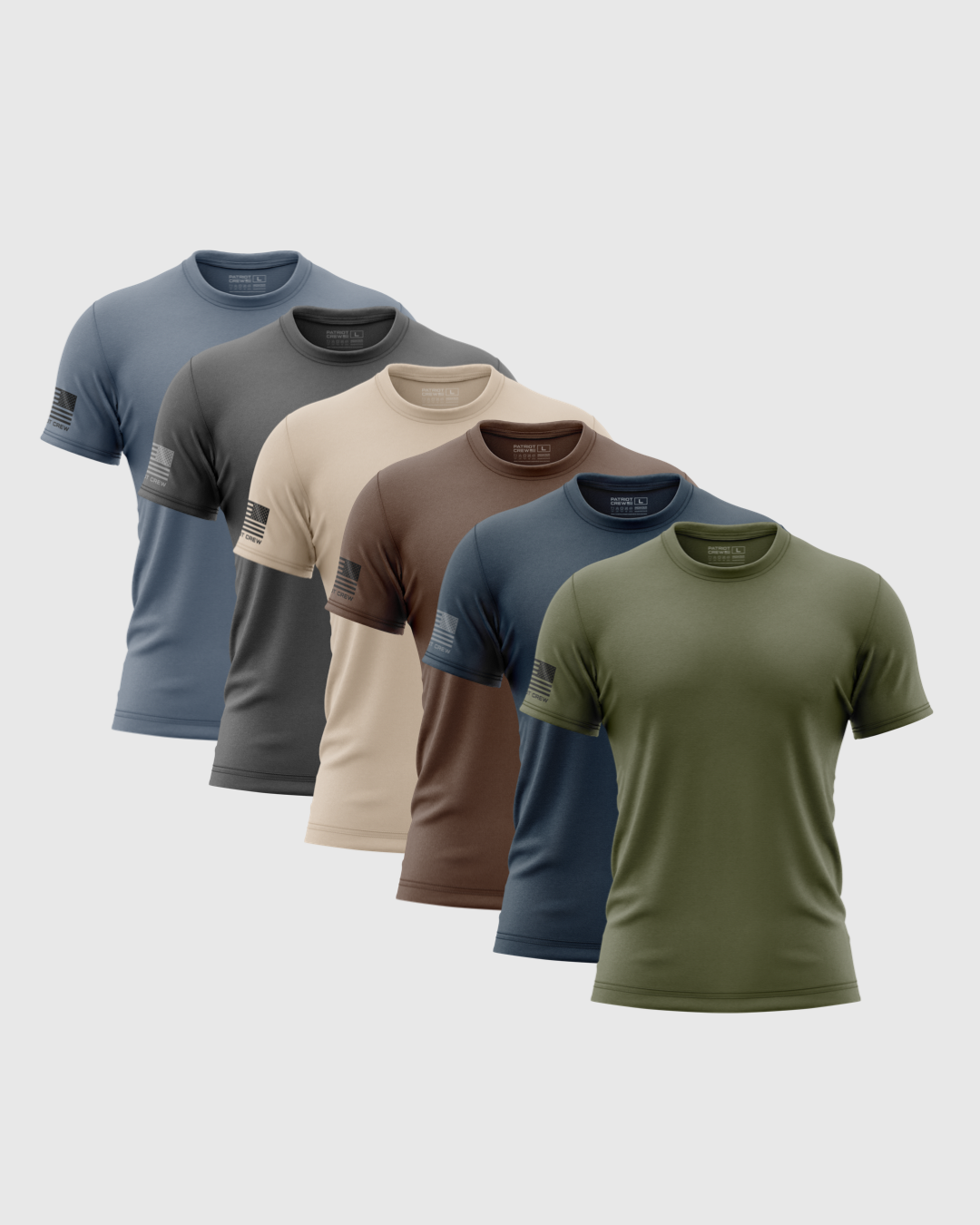 "Earth Tones" Flag T-Shirt (6 Pack)