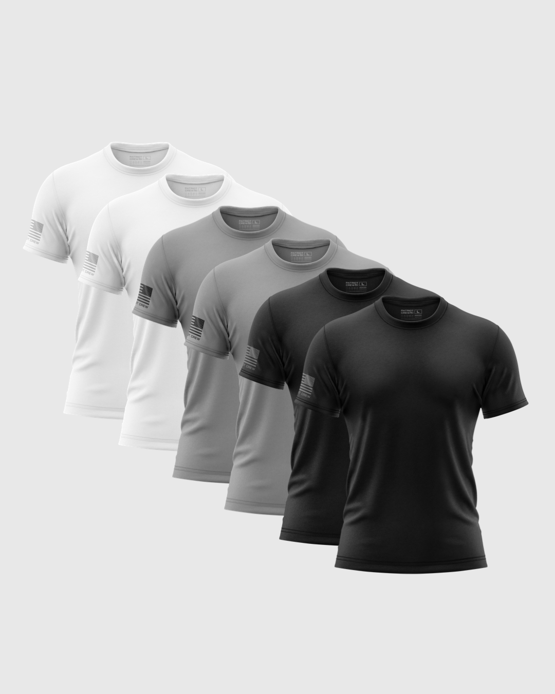 "Gunmetal" Flag T-Shirt (6 Pack)