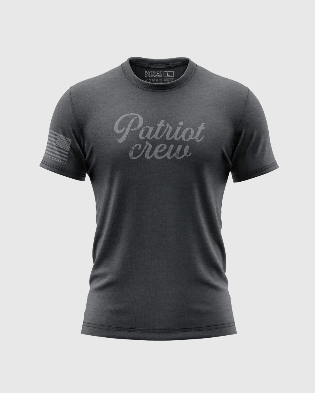 Patriot Crew Script T-Shirt