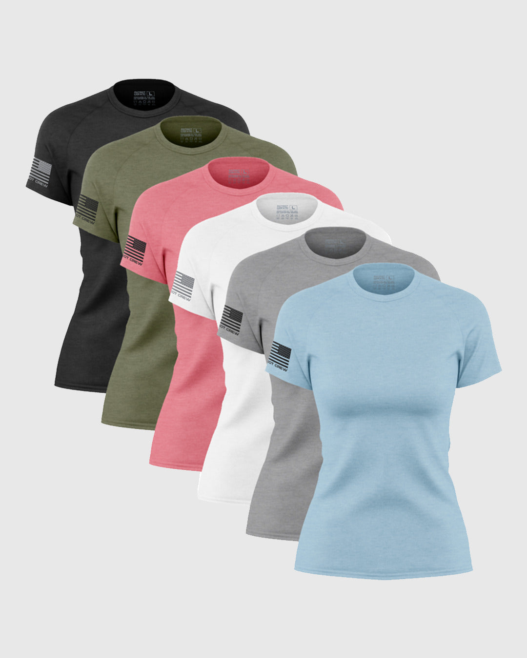 Women's Essentials Flag T-Shirt (6 Pack)