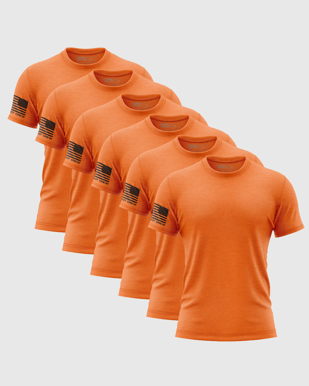 Safety Orange Flag T-Shirt (6 Pack)