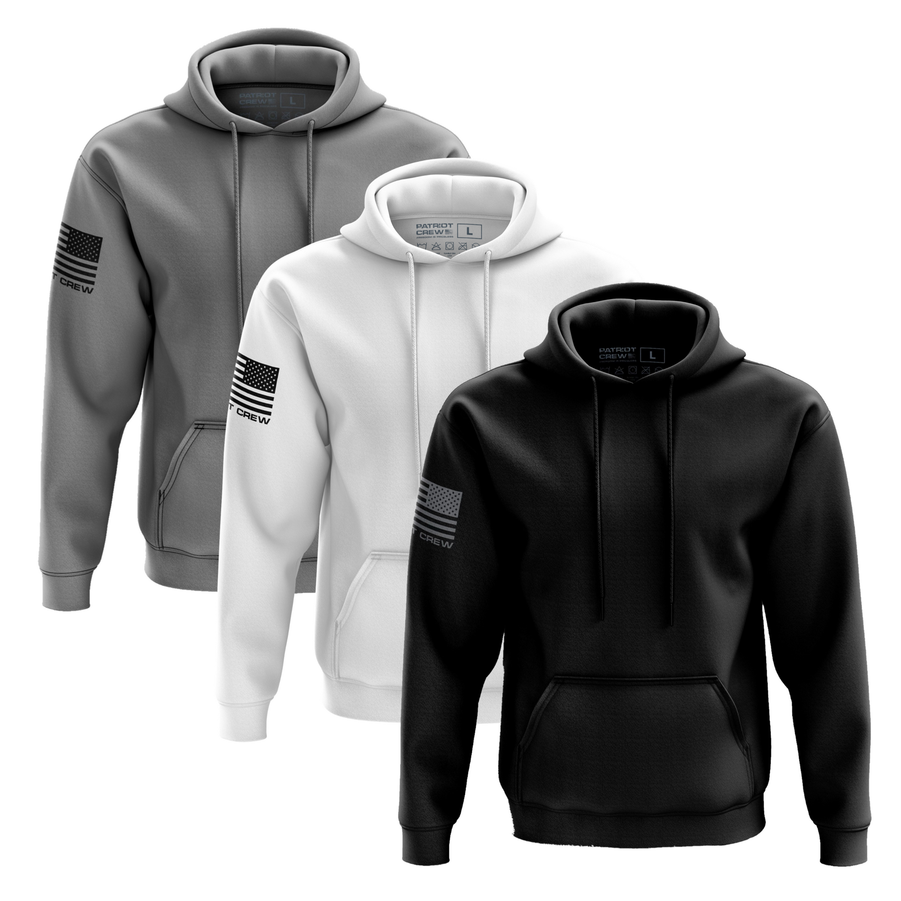 Gunmetal Hoodie (3 Pack)