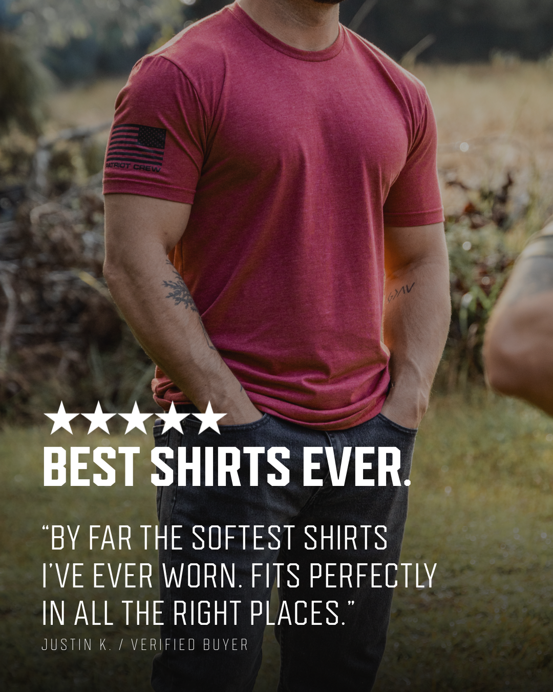 Heather Grey Flag T-Shirt (3 Pack)