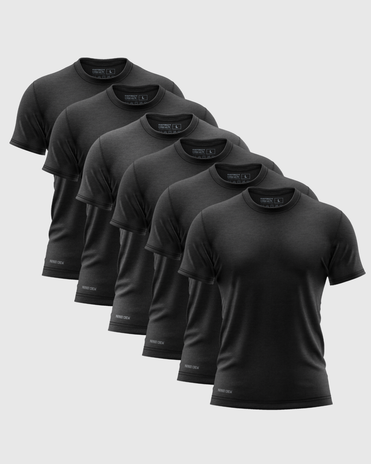 Black Core T-Shirt (6 Pack)