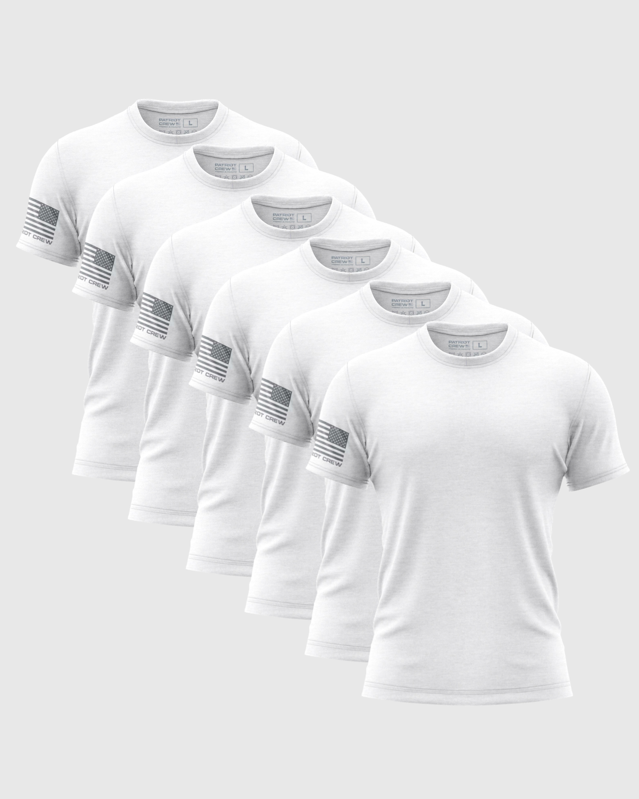 White Flag T-Shirt (6 Pack)
