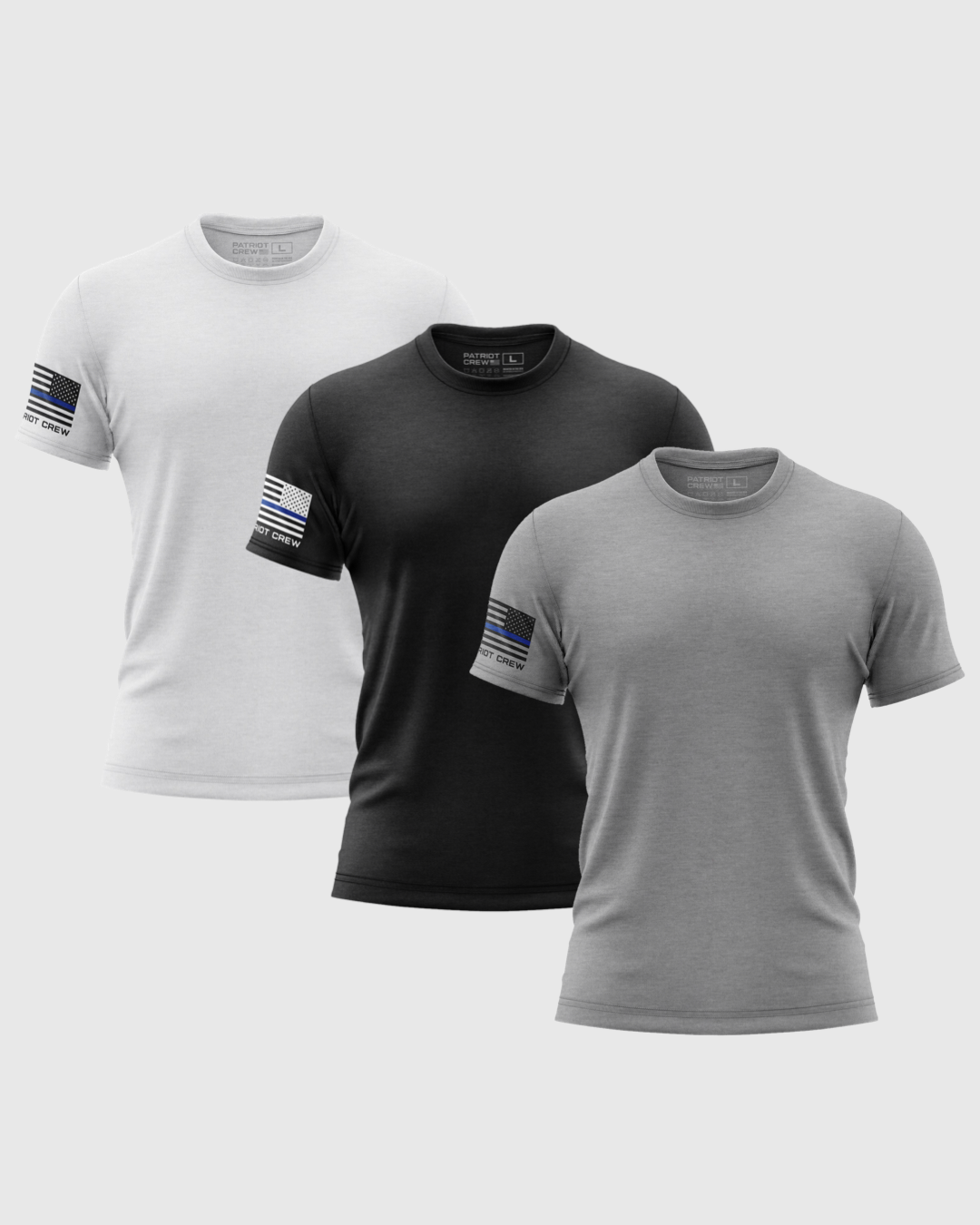 "Police" Flag T-Shirt (3 Pack)