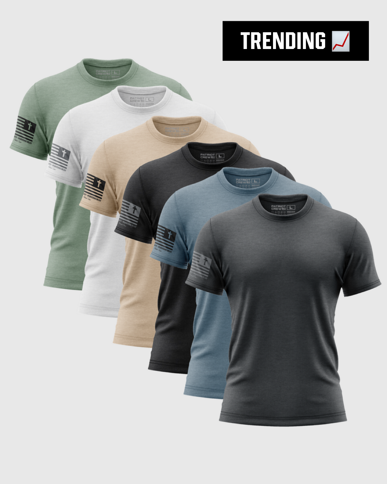 "Faith" Flag T-Shirt (6 Pack)