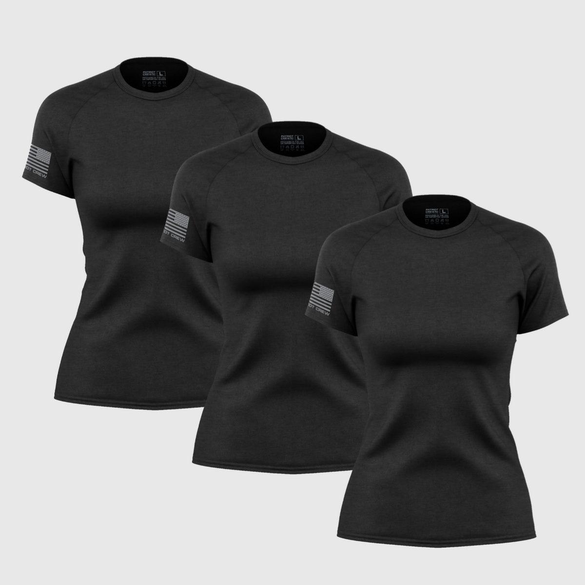 Women's Black Flag T-Shirt (3 Pack)
