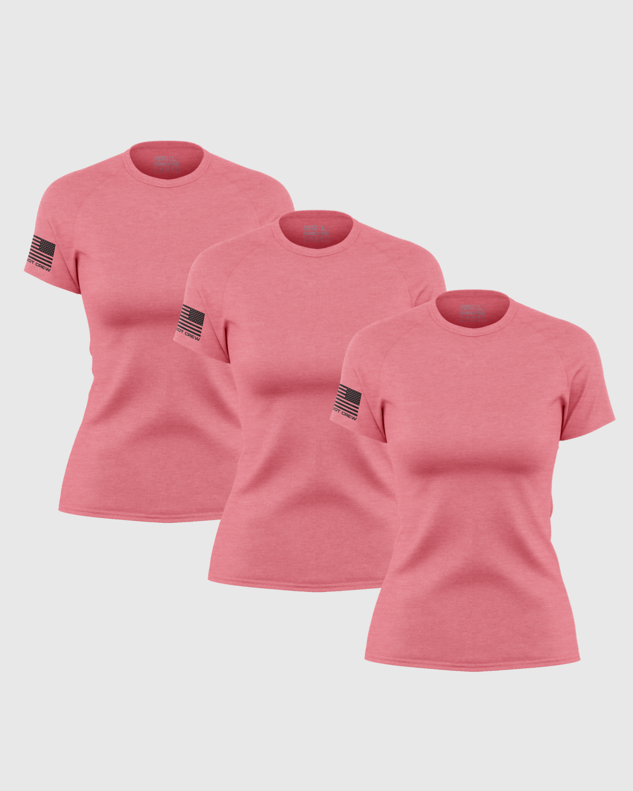 Women's Coral Flag T-Shirt (3 Pack)