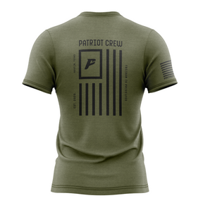 Patriot Crew Crest Flag T-Shirt