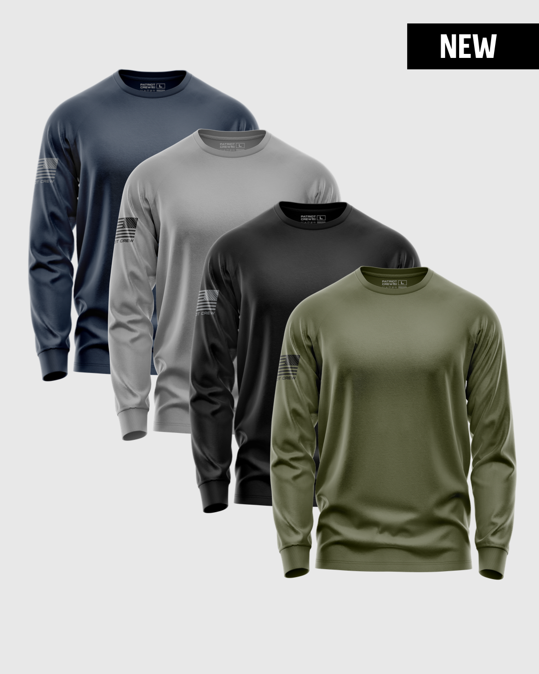 "Essentials" Long-Sleeve T-Shirt (4 Pack)