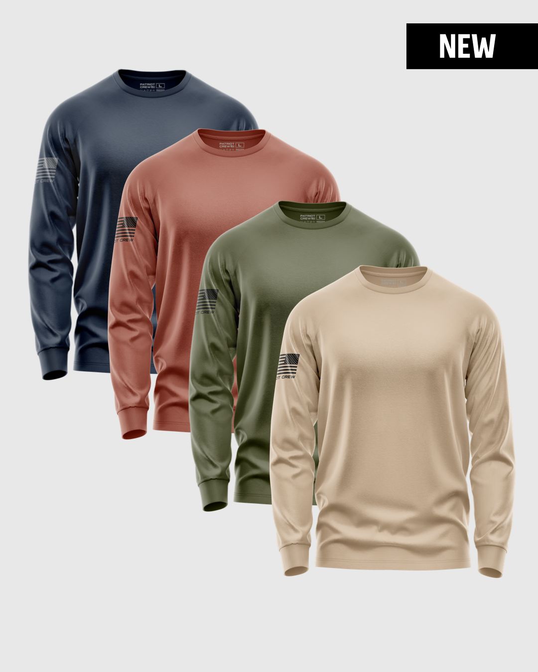 "Fall" Long-Sleeve T-Shirt (4 Pack)