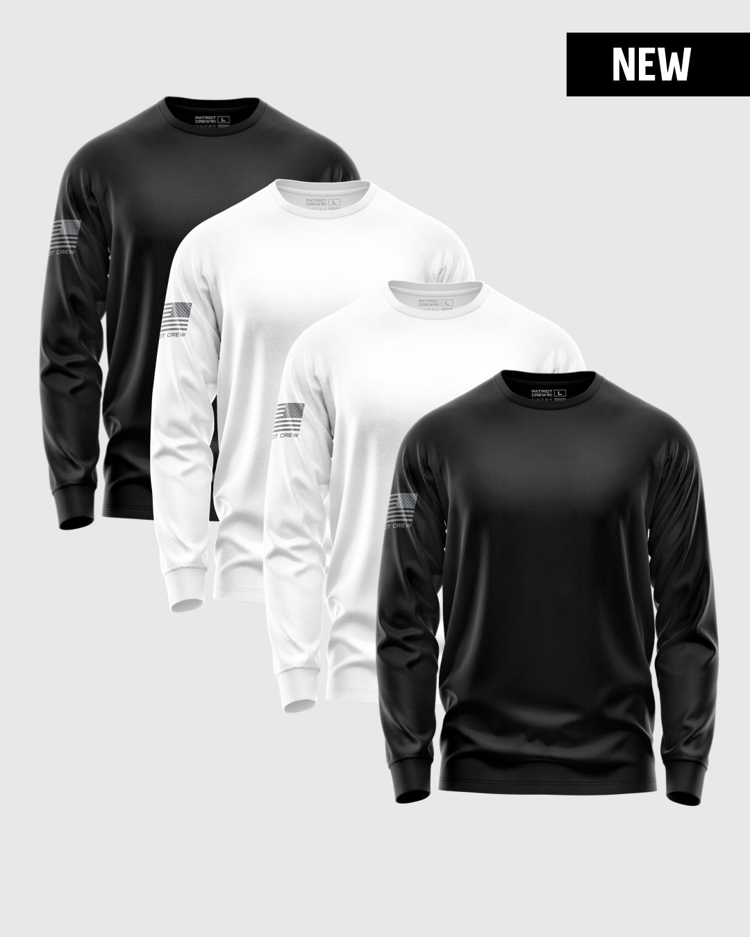 "Oreo" Long-Sleeve T-Shirt (4 Pack)