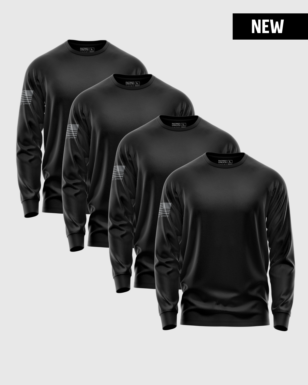 "Blackout" Long-Sleeve T-Shirt (4 Pack)
