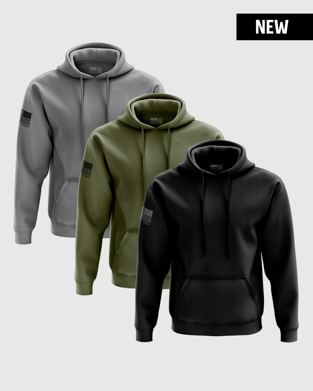 "Essentials" Midweight Hoodie (3 Pack)