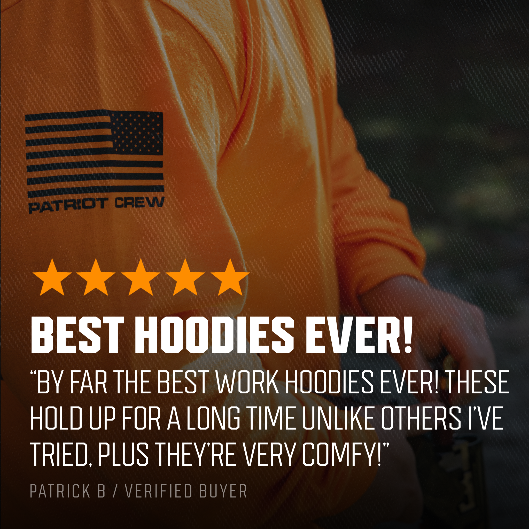 Safety Orange Hoodie (3 Pack)