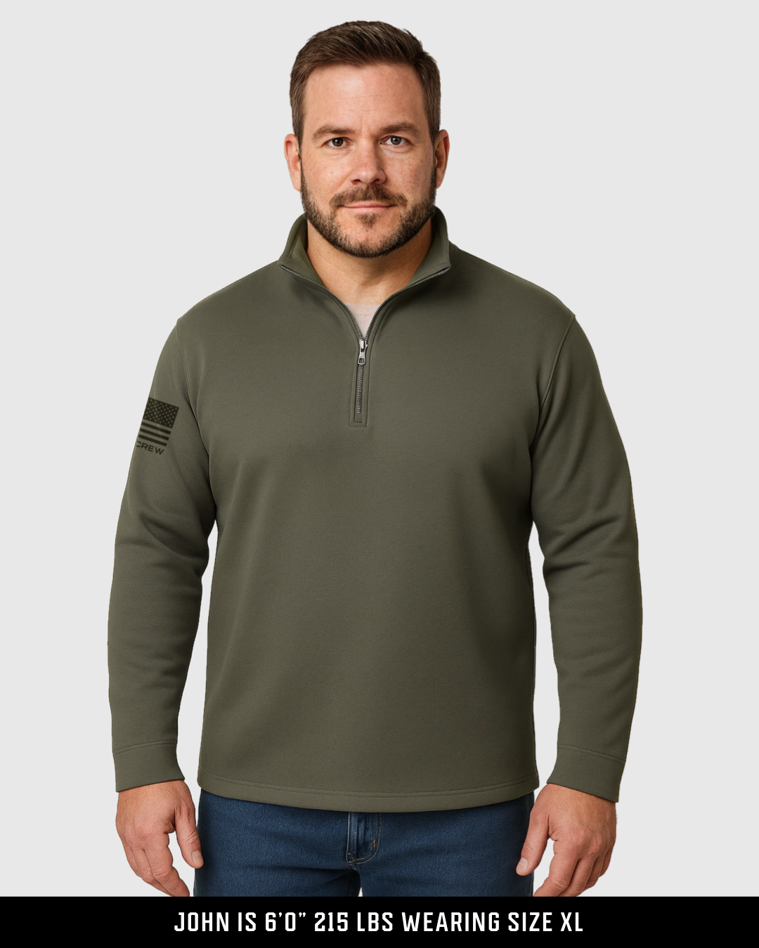 "Essentials" Flag Quarter-Zip (2 Pack)