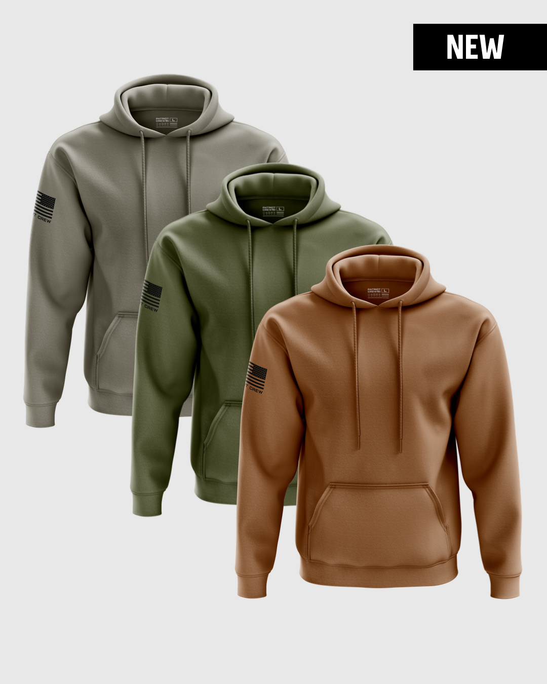"Fall" Midweight Hoodie (3 Pack)