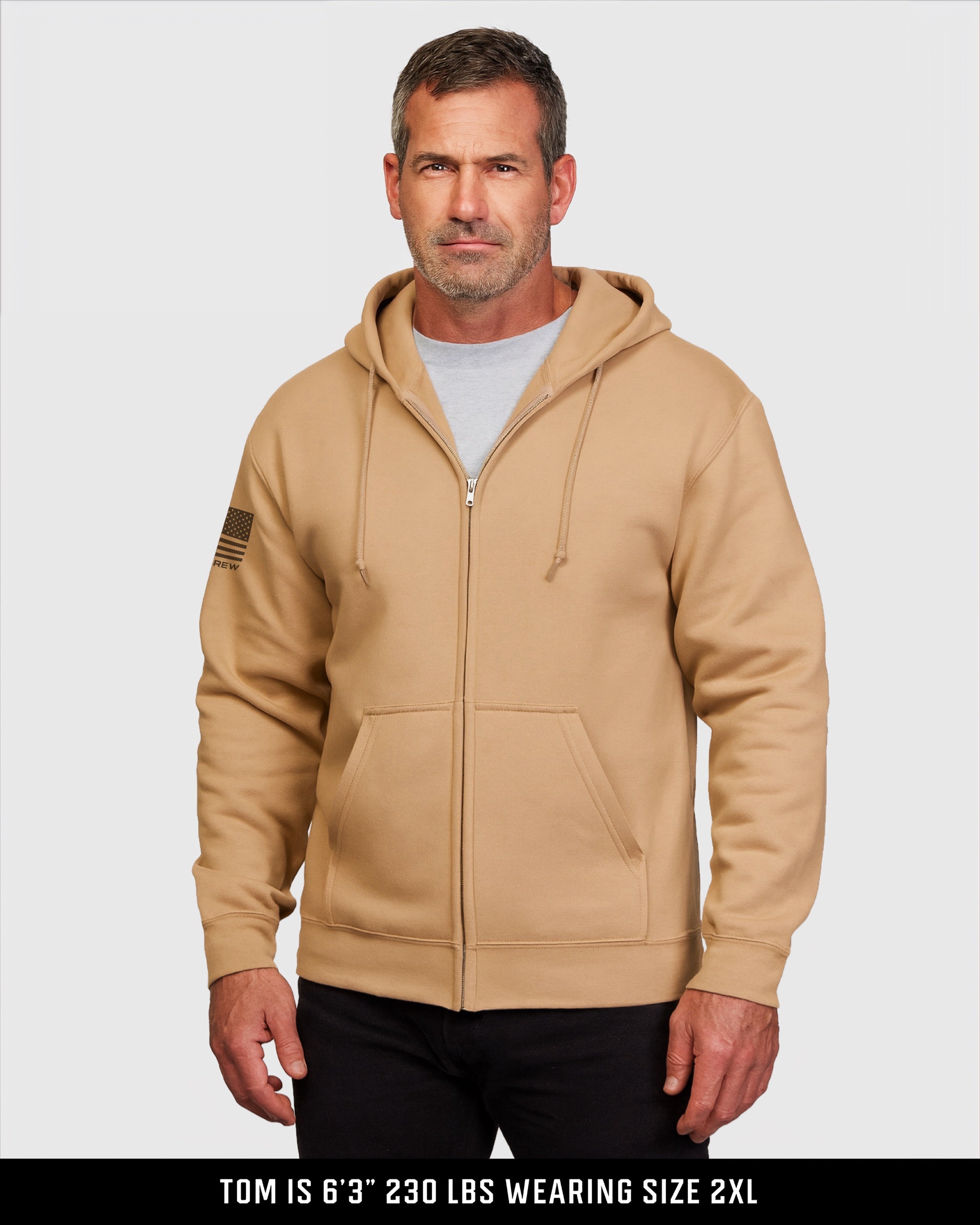 "Essentials" Midweight Full-Zip Hoodie (2 Pack)