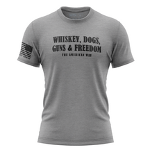 Whiskey, Dogs, Guns, & Freedom T-Shirt