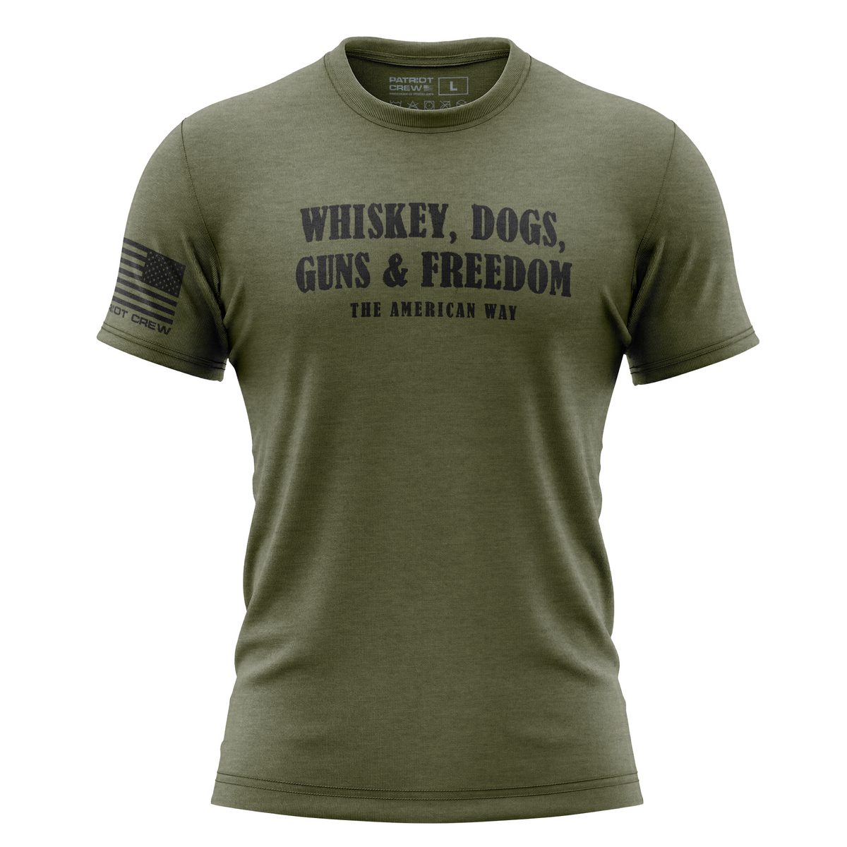 Whiskey, Dogs, Guns, Freedom T-Shirt