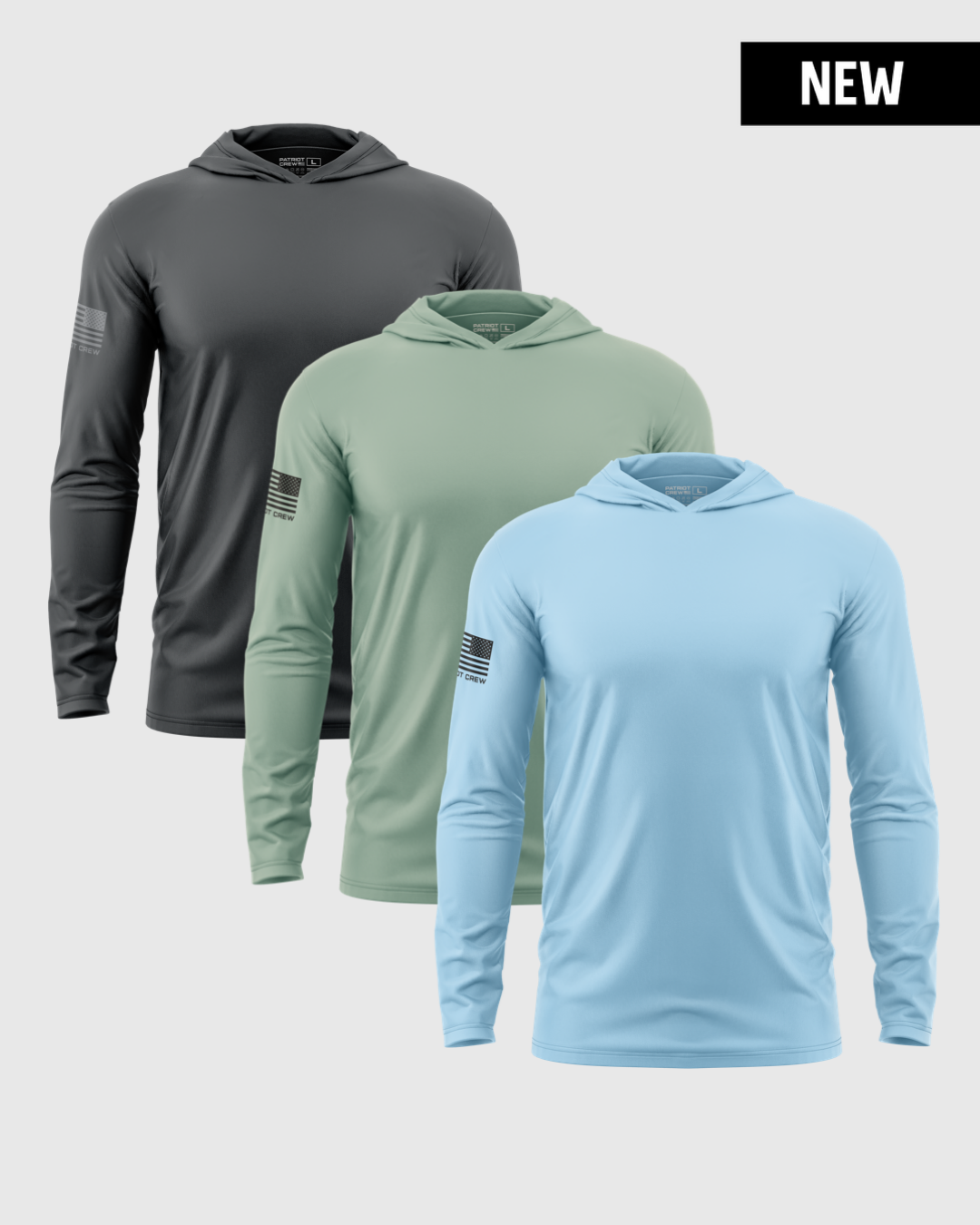"Coastal" Lightweight Hoodie (3 Pack)