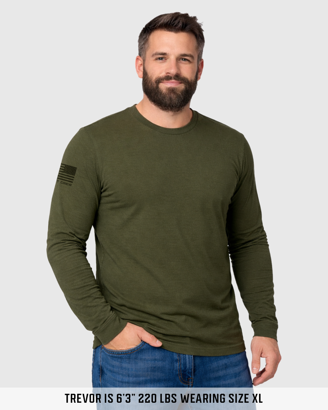 "Rugged" Long-Sleeve T-Shirt (4 Pack)