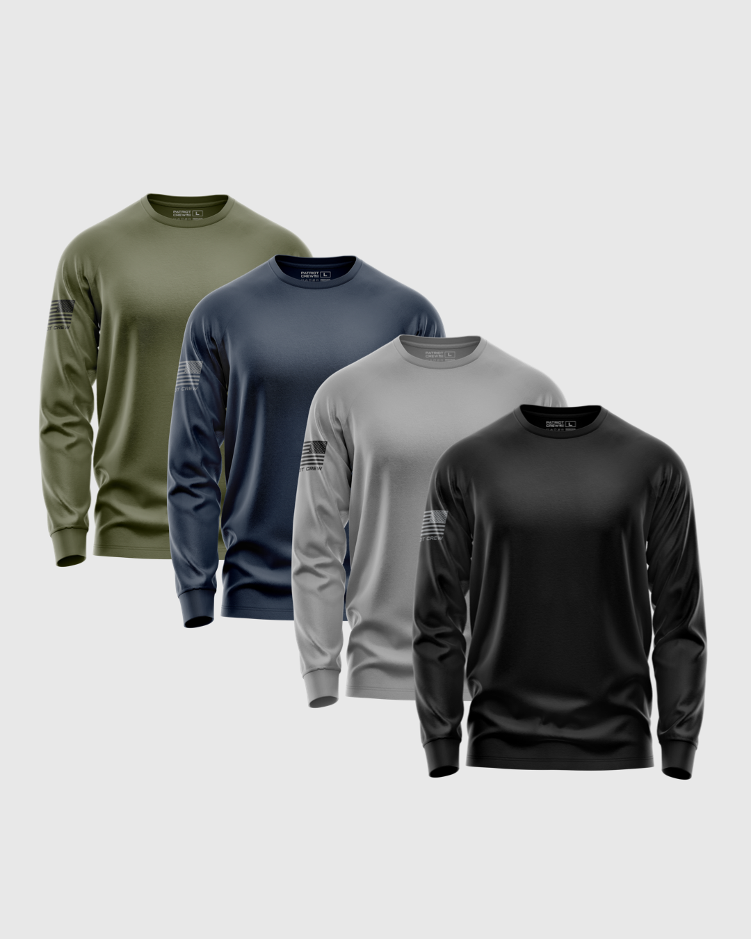 "Essentials" Long-Sleeve T-Shirt (4 Pack)