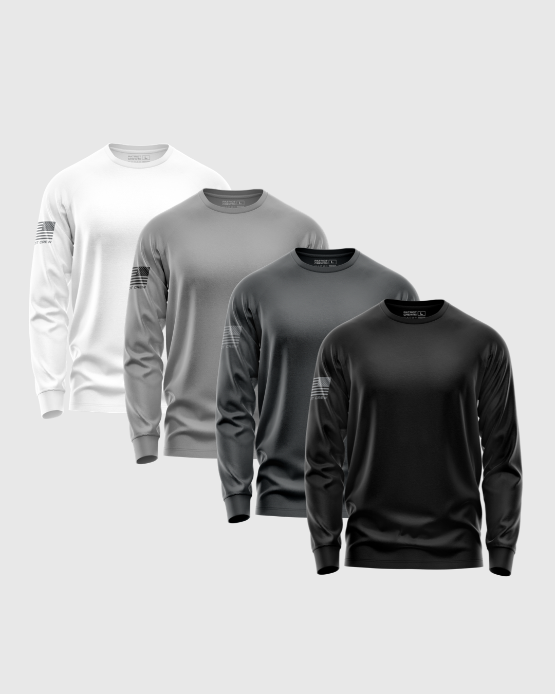 "Gunmetal" Long-Sleeve T-Shirt (4 Pack)