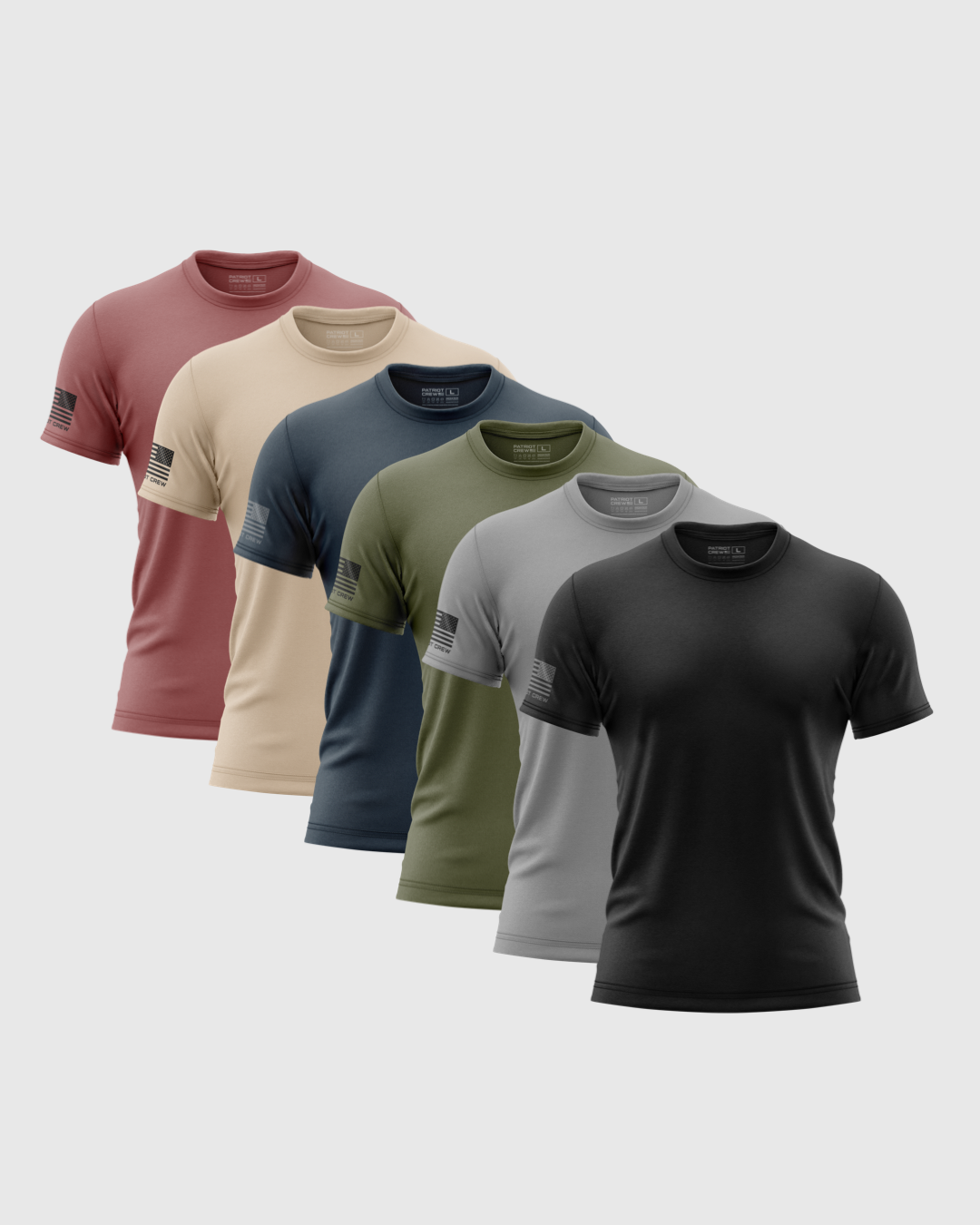 "Essentials" Flag T-Shirt (6 Pack)