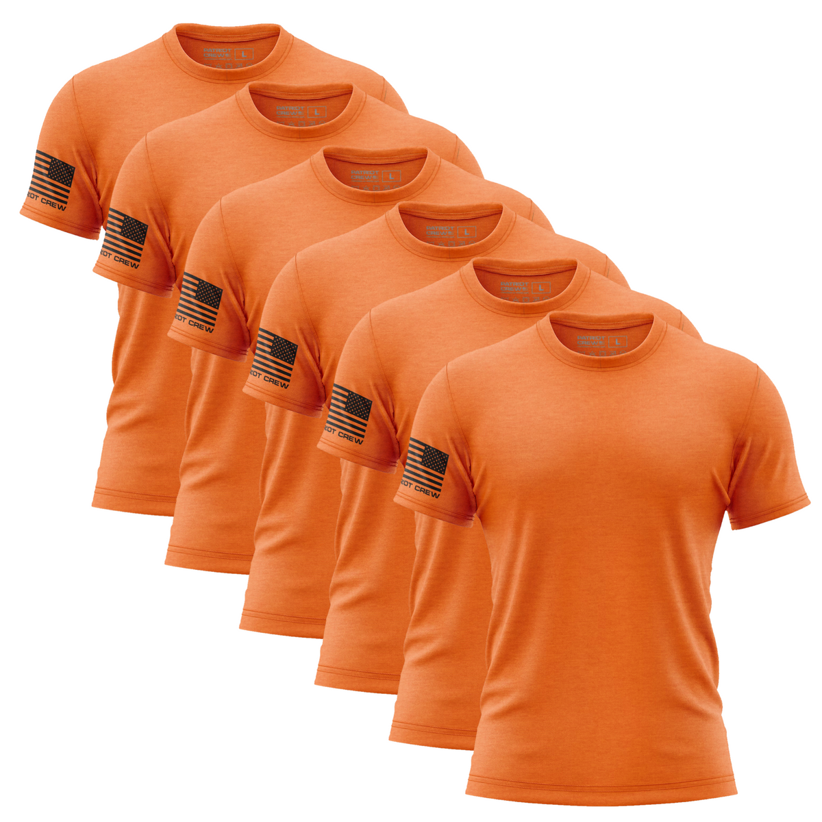 Safety Orange T-Shirt (6 Pack)