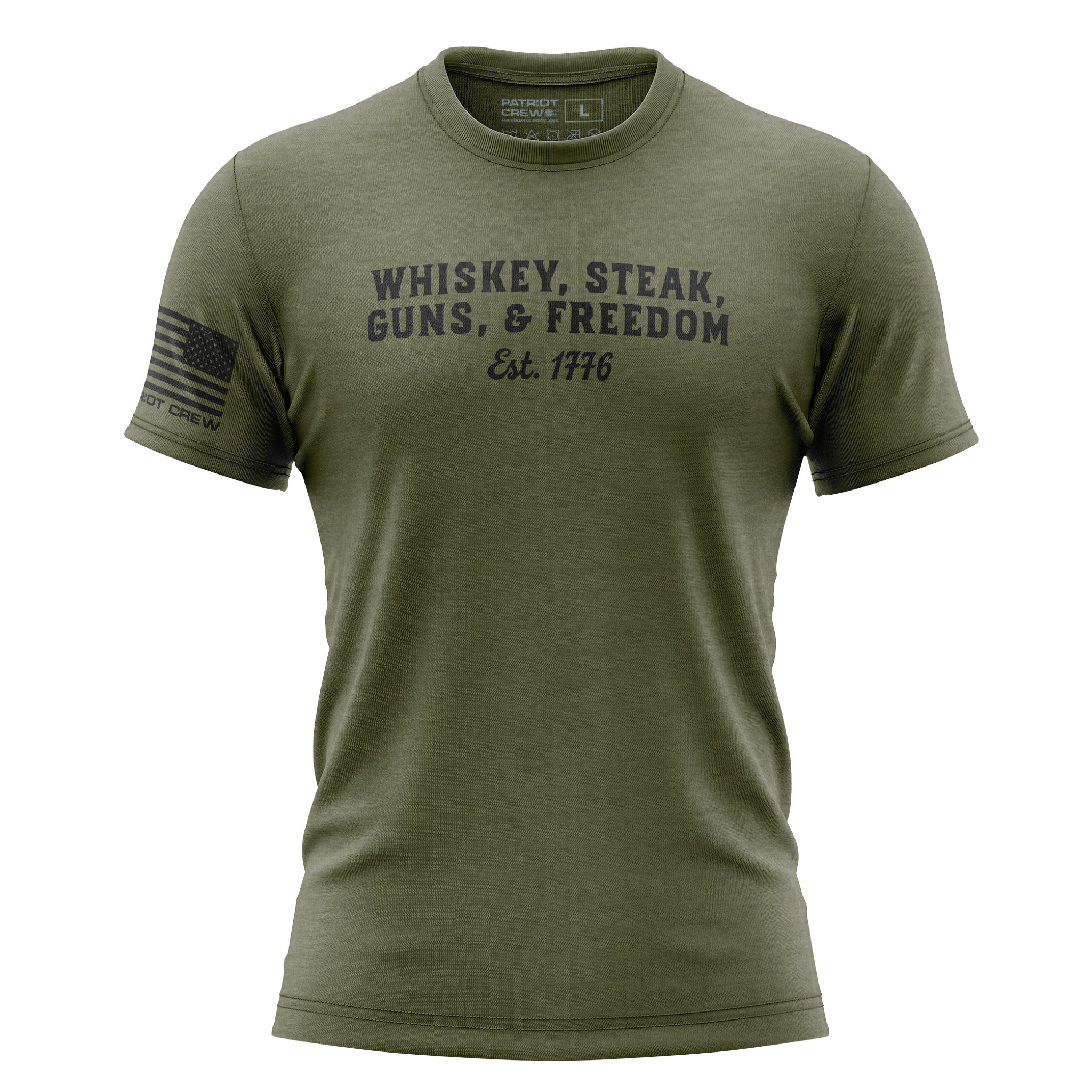 Whiskey, Steak, Guns, & Freedom T-Shirt