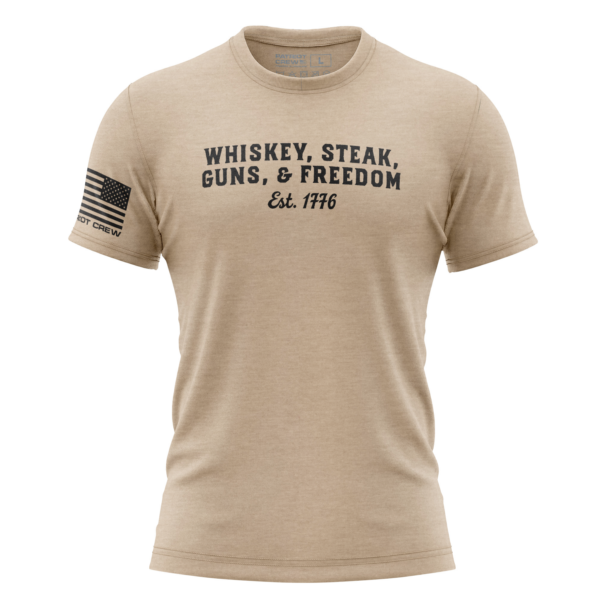 Whiskey, Steak, Guns, & Freedom T-Shirt