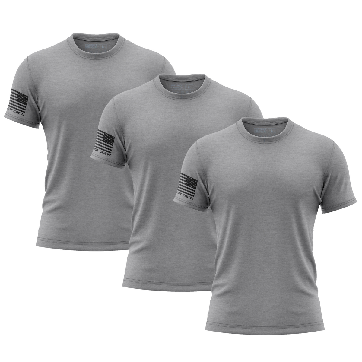 Heather Grey T-Shirt (3 Pack)