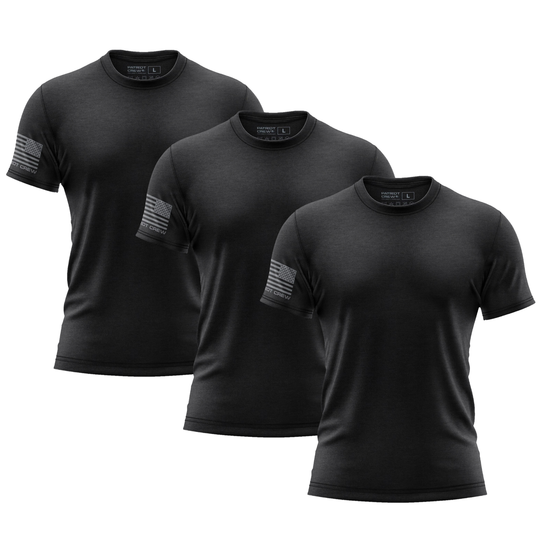 Tri-Blend T-Shirt - Tactical Turtles, L / Black